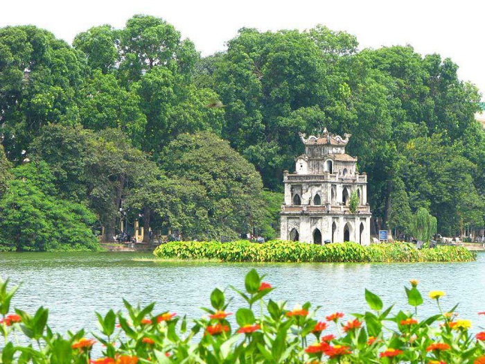 Hoan Kiem Lake in Spring